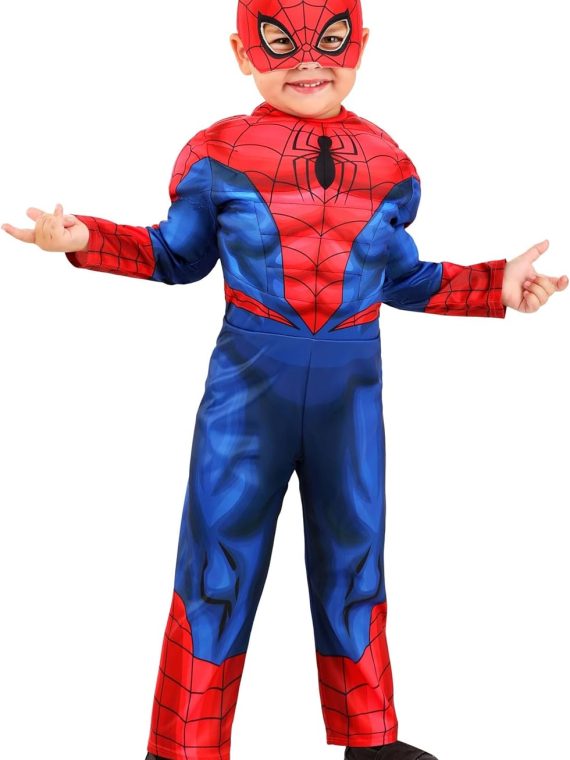 Marvel Spider-Man Toddler Costume Superhero Suit for Kids