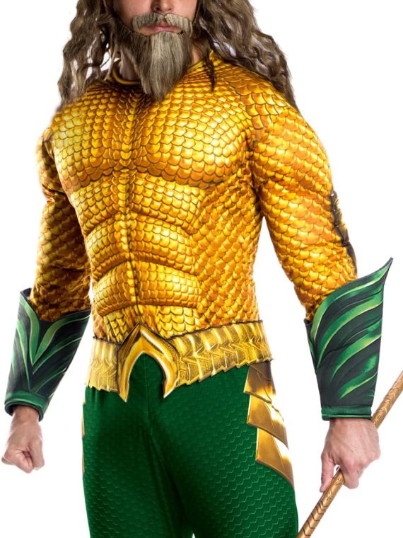 High-Quality Superhero Aquaman Cosplay Costume