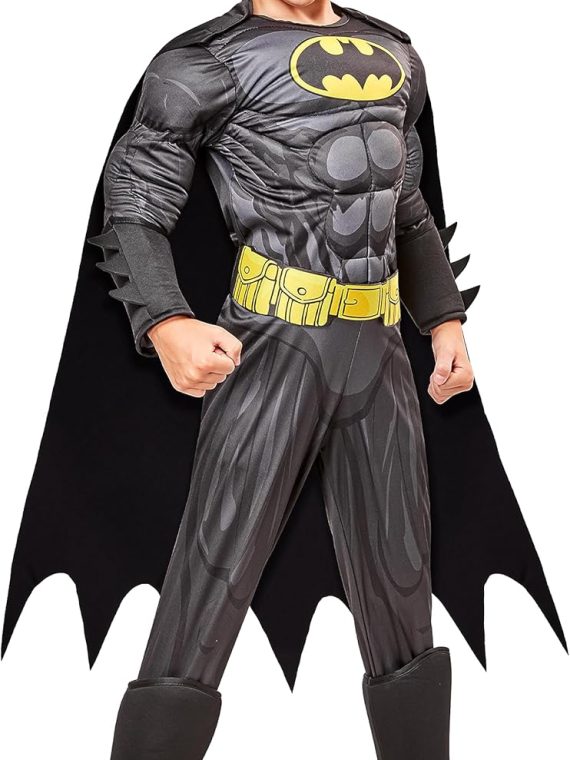 Classic Costume Boys DC Comics Deluxe Batman Costume