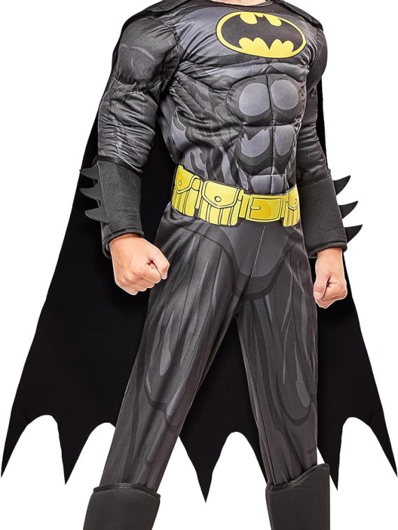 Classic Costume Boys DC Comics Deluxe Batman Costume